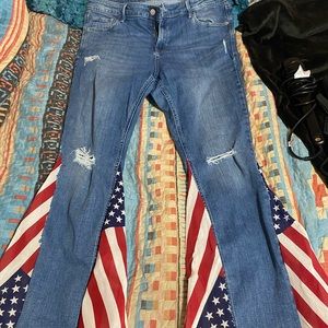 American flag flare jeans